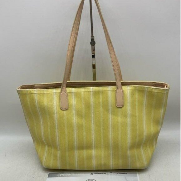 COA Included Coach Legacy Weekend Ticking Stripe Large Bag - Picture 2 of 7